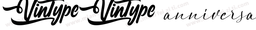10 anniversary字体转换